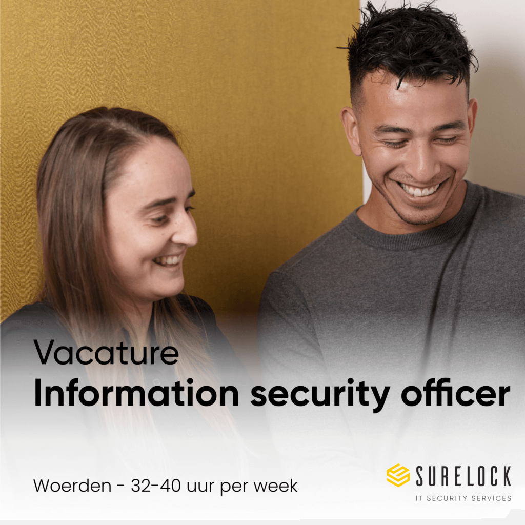 vacature information security officer