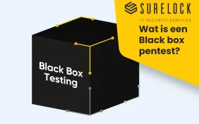 Black box pentest. Afbeelding daarop met illustatie black box pentest ter opmaak van de pagina