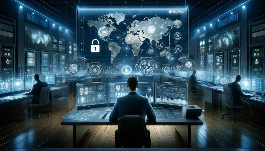 Afbeelding die laat zien dat iemand achter een computer een organisatie aan het beschermen is als ethisch hacker