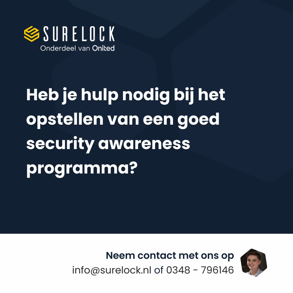 Neem contact op met Surelock via het onderstaande nummer: 0348-796 146. Met Stefan van Surelock op de afbeelding
